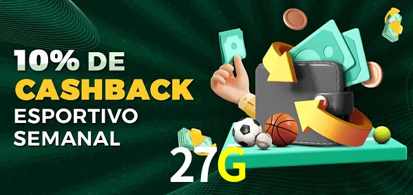 10% de bônus de cashback na 27G